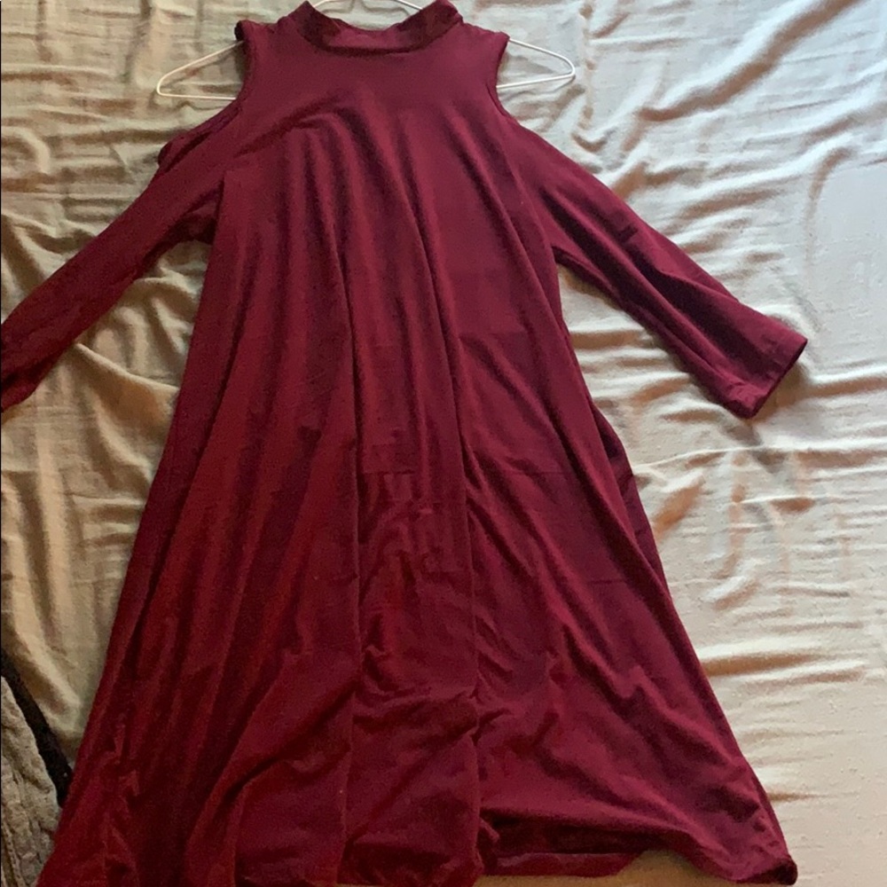 Maroon dress